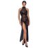 Noir - Robe longue fendue (noire)