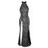 Noir - Robe longue fendue (noire)