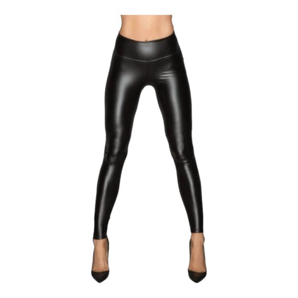 Noir - leggings brillants longues (noir)