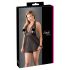 Cottelli Plus Size - Lace Sheer Babydoll (Black)  - 3XL