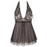 Cottelli Plus Size - Lace Sheer Babydoll (Black)  - 4XL