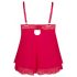 Cottelli Grande Taille - Babydoll Dentelle Rouge