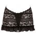 Cottelli - Mini robe en dentelle à col (noire) - L