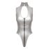 Black Level - halter body (zilver)