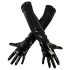 Gants laqués brillants (noir) - L