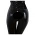 Combinaison femme à manches longues en latex (noir) - S