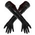 LATEX - dlouhé univerzální rukavice (černé)