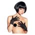 Gants unisex courts en latex (noirs)