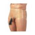 LATEX - boxershort met penismanchet (natuur)