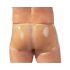 LATEX - boxershort met penismanchet (natuur) - L/XL