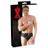 LATEX - slip homme avec gode anal intégré (noir) - M