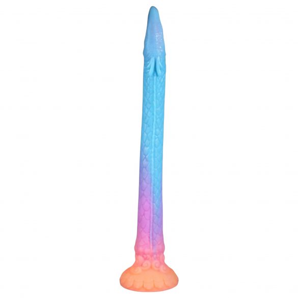 OgazR XXL Eel - fluorescenční anální dildo - 47 cm (růžové)