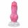 Animalorny Buldog - psí penis dildo - 17 cm (růžové)