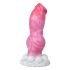 Animalorny Buldog - psí penis dildo - 17 cm (růžové)