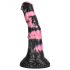 Bad Horse - gode en silicone en forme de harnachement - 18 cm (noir-rose)