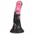 Black-Pink Silicone Horse Dildo - 18cm 