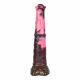 Bad Horse - dildo en silicone en forme de harnais de cheval - 24 cm (marron-rose)