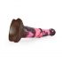 Bad Horse - dildo en silicone en forme de harnais de cheval - 24 cm (marron-rose)