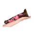 Bad Horse - siliconen paardedildo - 24 cm (bruin-roze)