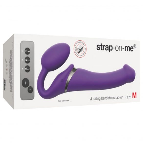 Strap-on-me M - Vibromasseur sans sangle (violet)