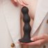 Strap-on-me Ballen L - dildo met voet (zwart)