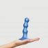 Strap-on-me Balls S - bolvormige dildo met zuignap (blauw)