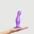 Curvy M - Dildo ondulé avec base (violet)