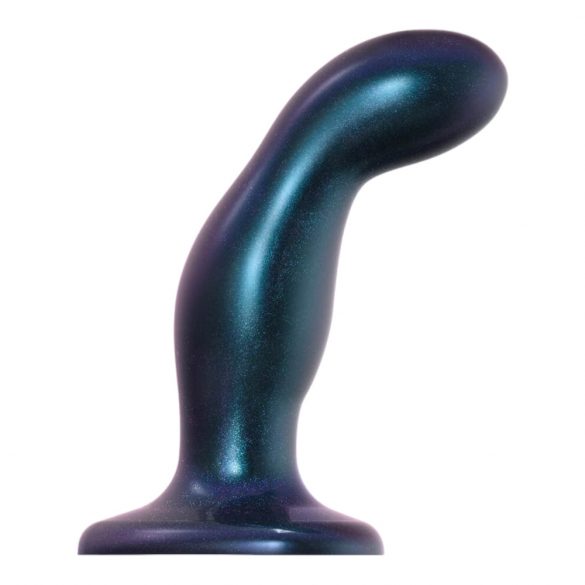 Strap-on-me Snaky M - gebogen anale dildo (metaalblauw)