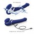 Strap-on-me S - vibromasseur à vagues d'air - petit (bleu)