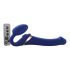 Strap-on-me M - opzetbare luchtgolven vibrator (blauw)