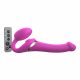 Strap-on-me M - opzetbare luchtdruk vibrator (roze)