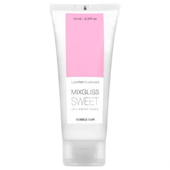 Mixgliss Sweet Bubble Gum - lubrikant na vodní bázi - žvýkačka (70 ml)