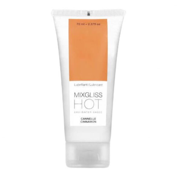 Mixgliss Hot - lubrifiant chauffant à base d'eau - cannelle (70ml)