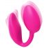 Love to Love Wonderlove - vibromasseur radio 2-en-1 rechargeable (rose)