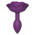 Love to Love Roses S - plug anal en silicone (violet)