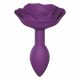 Love to Love Roses S - plug anal en silicone (violet)