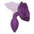 Love to Love Roses S - plug anal en silicone (violet)