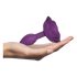 Love to Love Roses S - plug anal en silicone (violet)