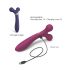 Love to Love Fireball – masseur vibrateur rechargeable 2 en 1 (bordeaux)