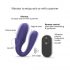 Love to Love Match up - vibromasseur pour couple rechargeable et radiocommandé (violet)