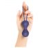 Love to Love Joia - duo de boules de geisha en silicone (violet)