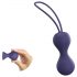 Love to Love Joia - duo de boules de geisha en silicone (violet)