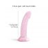 Dildolls Starlight - dildo étoilé avec socle (rose)