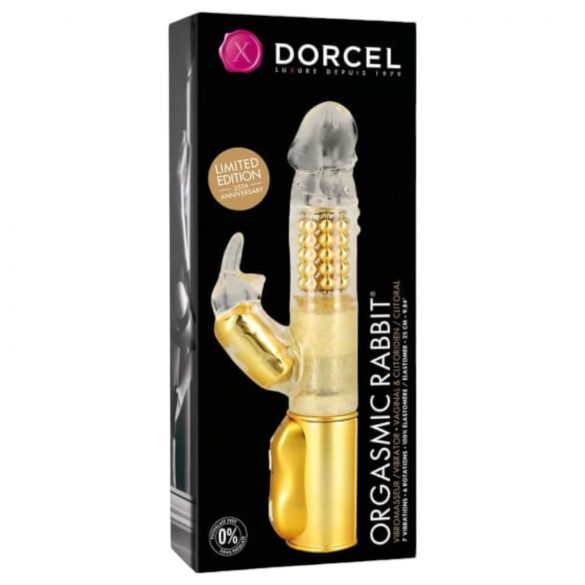 Dorcel Orgasmic Rabbit - vibrátor s rohem (zlatý)