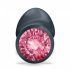 Dorcel Geisha Plug Ruby L - zwarte anaal plug met roze steen