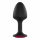 Dorcel Geisha Plug Ruby XL - růžové anální dildo s kamínky (černé)