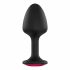 Dorcel Plug Geisha Ruby XL - perle rose (noir)