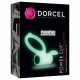 Dorcel - vibrační kroužek na penis, svítící ve tmě (bílý)