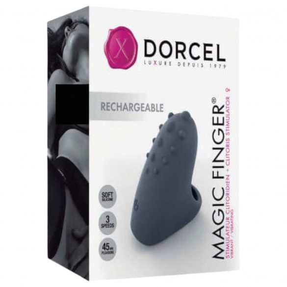 Dorcel Magic Finger - nabíjecí prstový vibrátor (šedý)