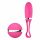 Dorcel Secret Delight - oplaadbare, draadloze vibratie-ei (roze)